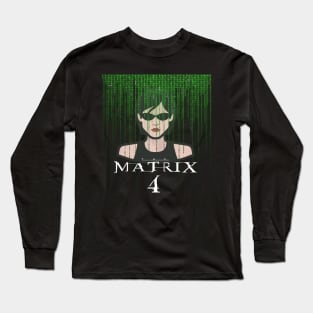 Resurrections Matrix 4 - avatar  Neo Keanu Reeves Long Sleeve T-Shirt